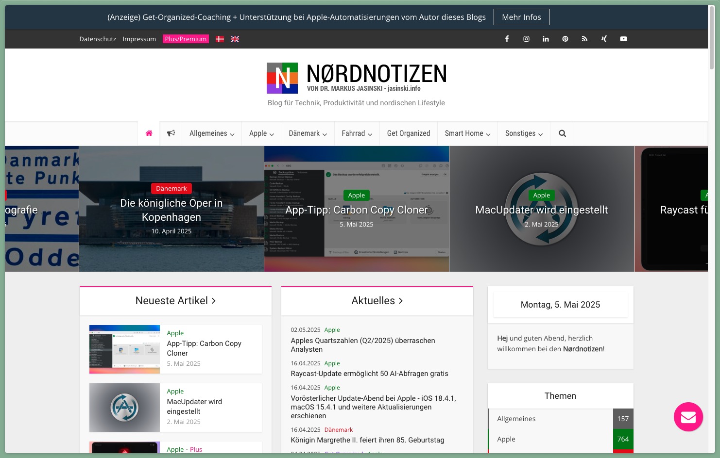 Screenshot mit beispielhafter Werbeanzeige